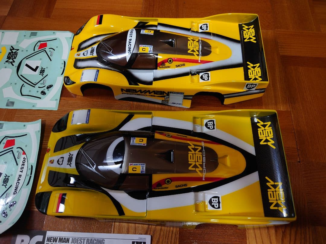 タミヤ 1/12RC ニューマン ポルシェ956 スペアボディ塗装済み【難あり】