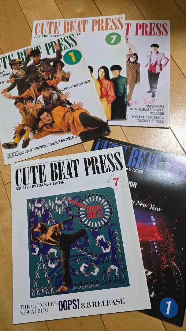CUTE BEAT PRESS チェッカーズ 会報