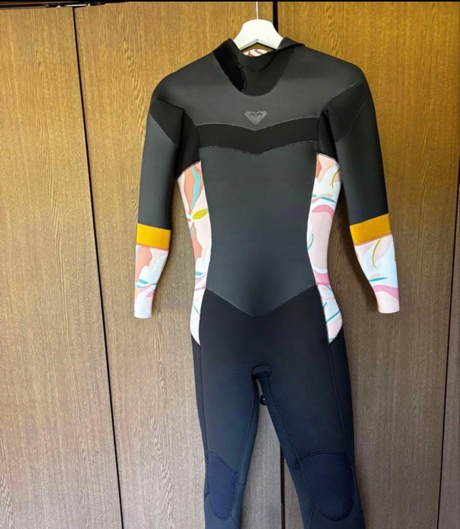 Roxy 4/3mmセミドライ Lサイズ　ウェットスーツ サーフィン　ダイビング