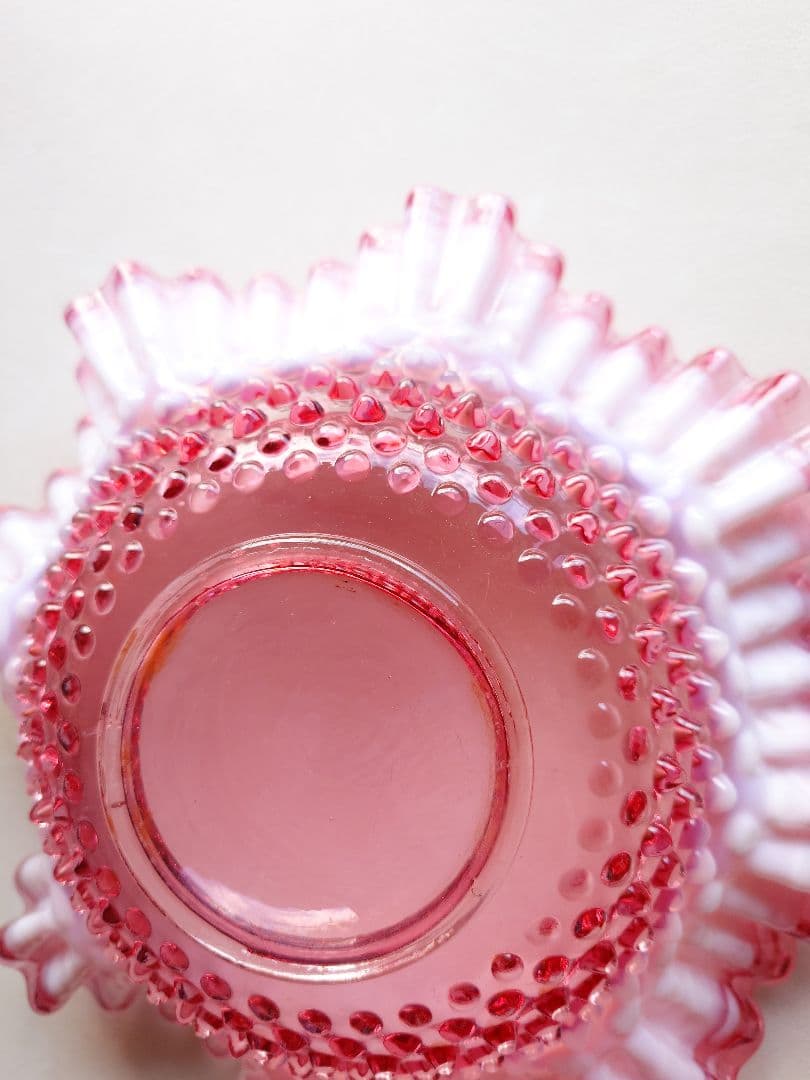 フェントン　クランベリー　オパールセント　ラージボウル