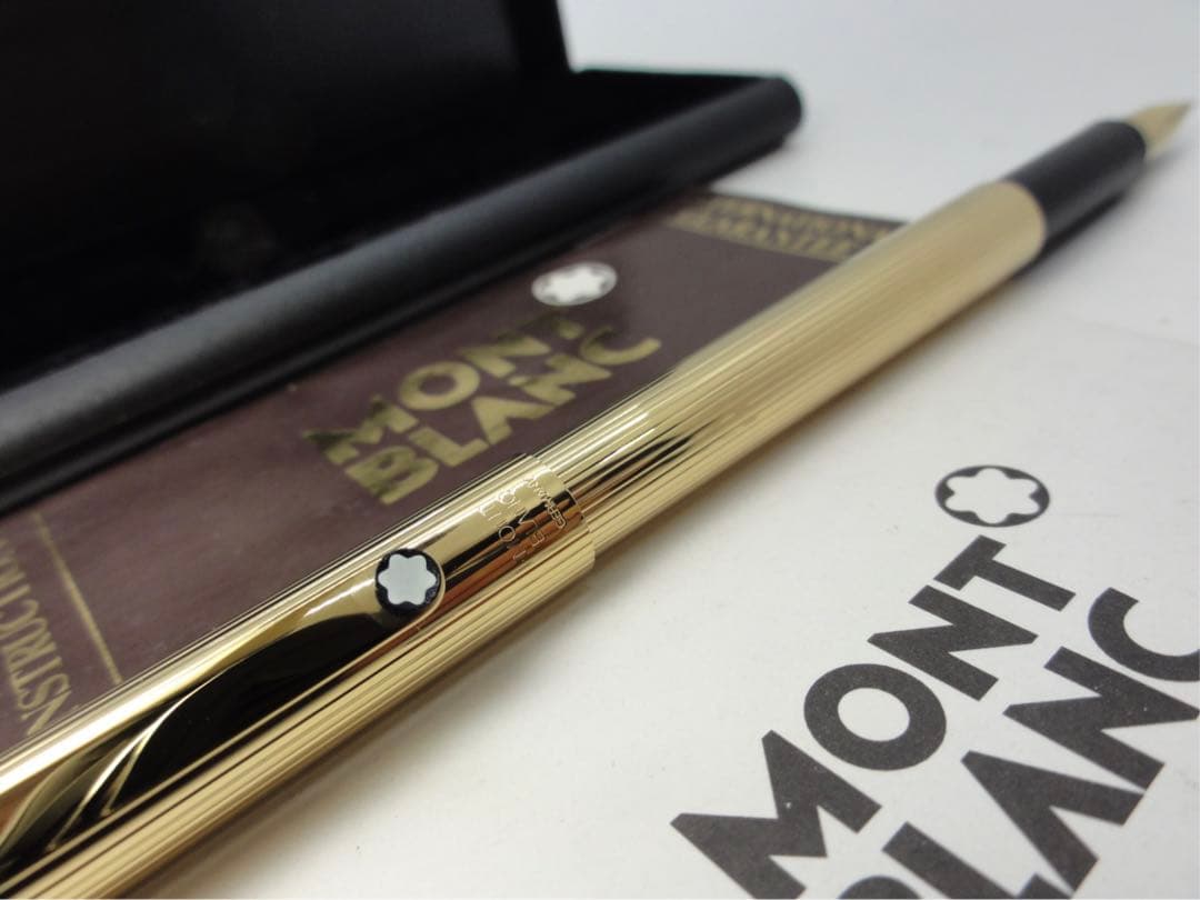 ※未使用に近い保管品！稀少度の高い総金張りSライン最高峰No2147★モンブラン