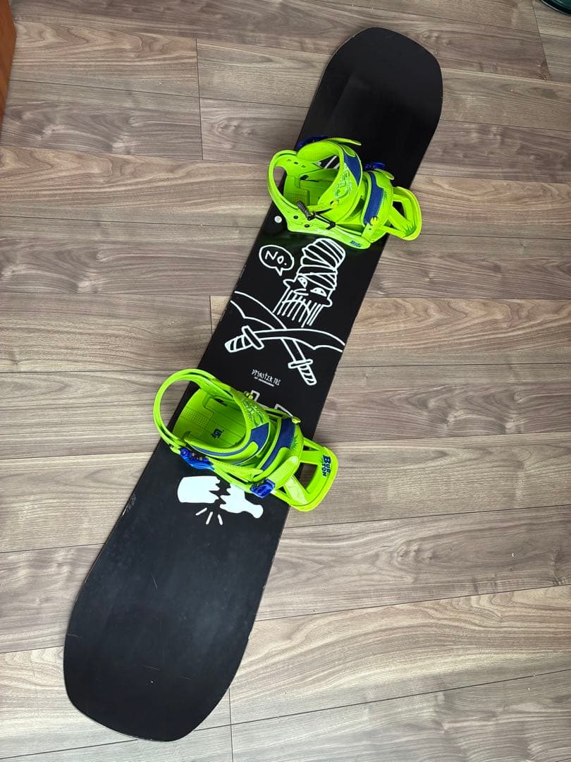 Burtonスノーボードセット(DISASTER 153➕ビンディング➕ケース)