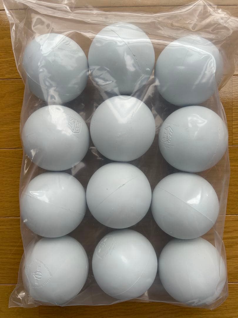 【5ダース60個】マッサージボール　ラクロスボール　ホワイト