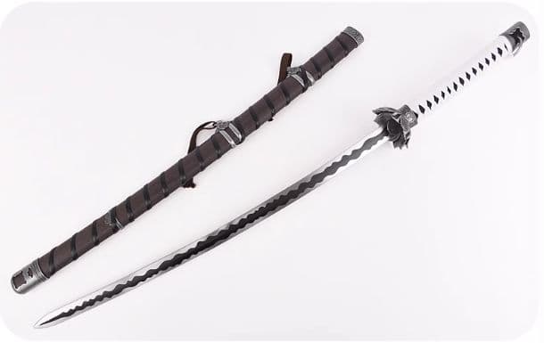 不死斬 拜涙 隻狼 古兵器 武具　刀装具 護身工具 手鍛造打 鋼刀 冷兵器 映画