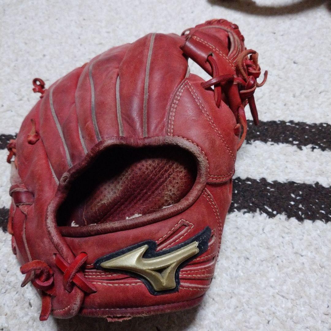 Global Elite 軟式グローブ レッドM