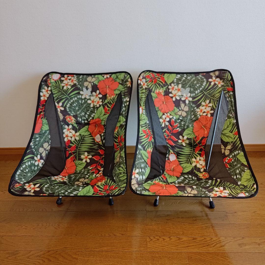 エーライト　マンティスチェア　花柄　2脚セット