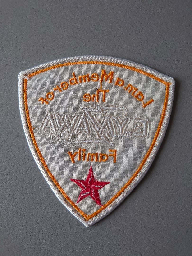 矢沢永吉 【矢沢ファミリー刺繍ワッペン/ブラック】★新品同様未使用品