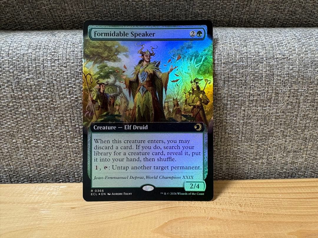 foil 並外れた語り部/Formidable Speaker 拡張アート