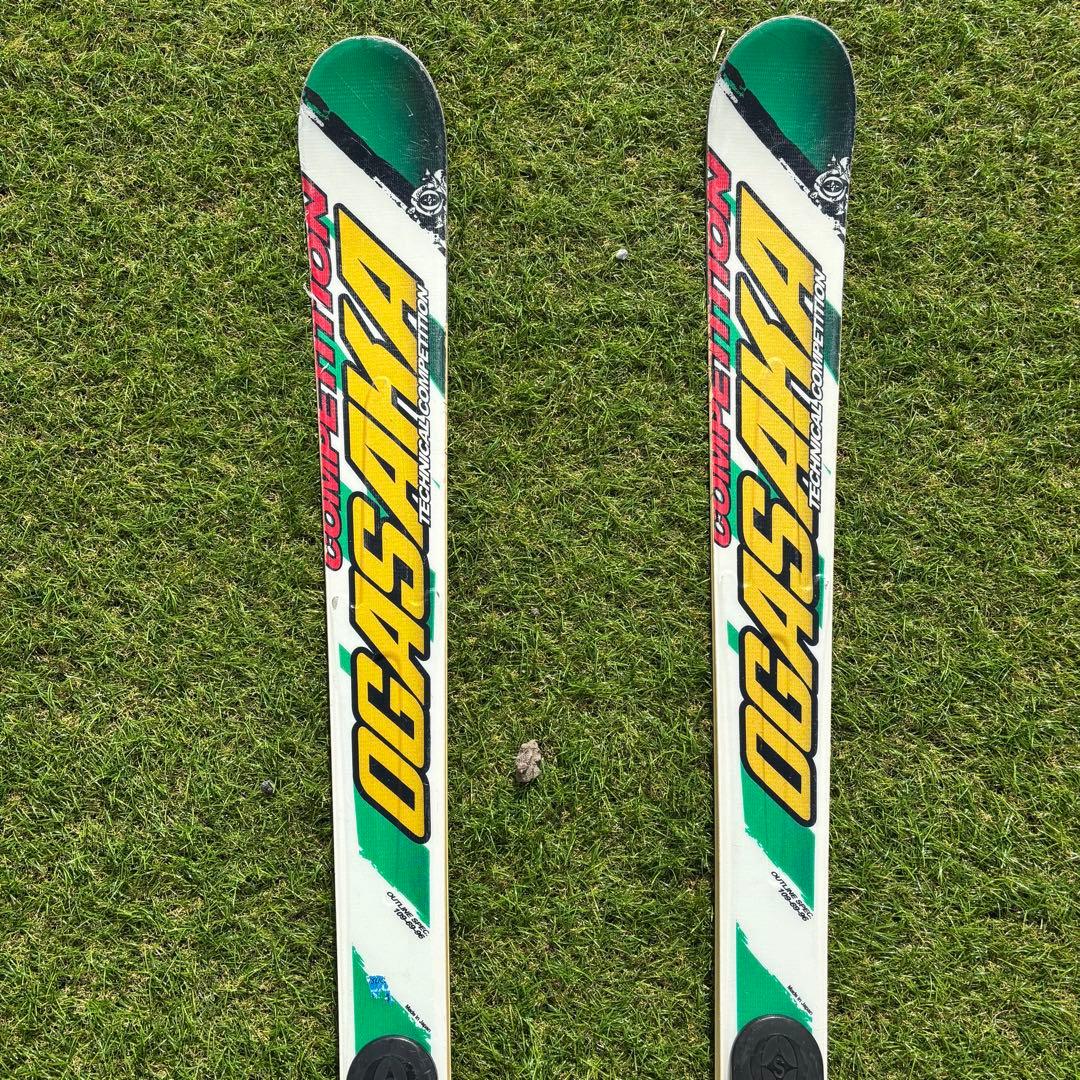 OGASAKA ビンディング付き　スキー板　セット