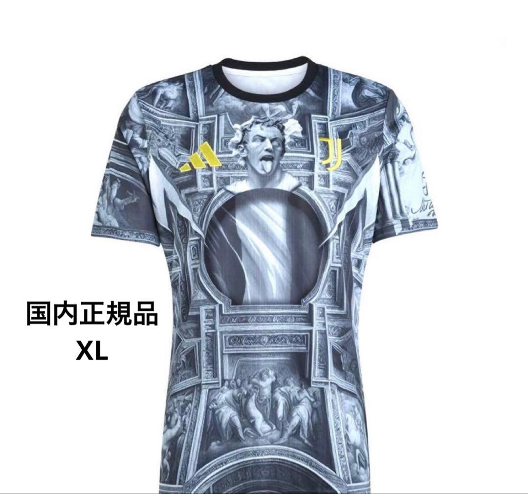 完売　アディダス　ユベントス　プレマッチユニ　XL デルピエロ