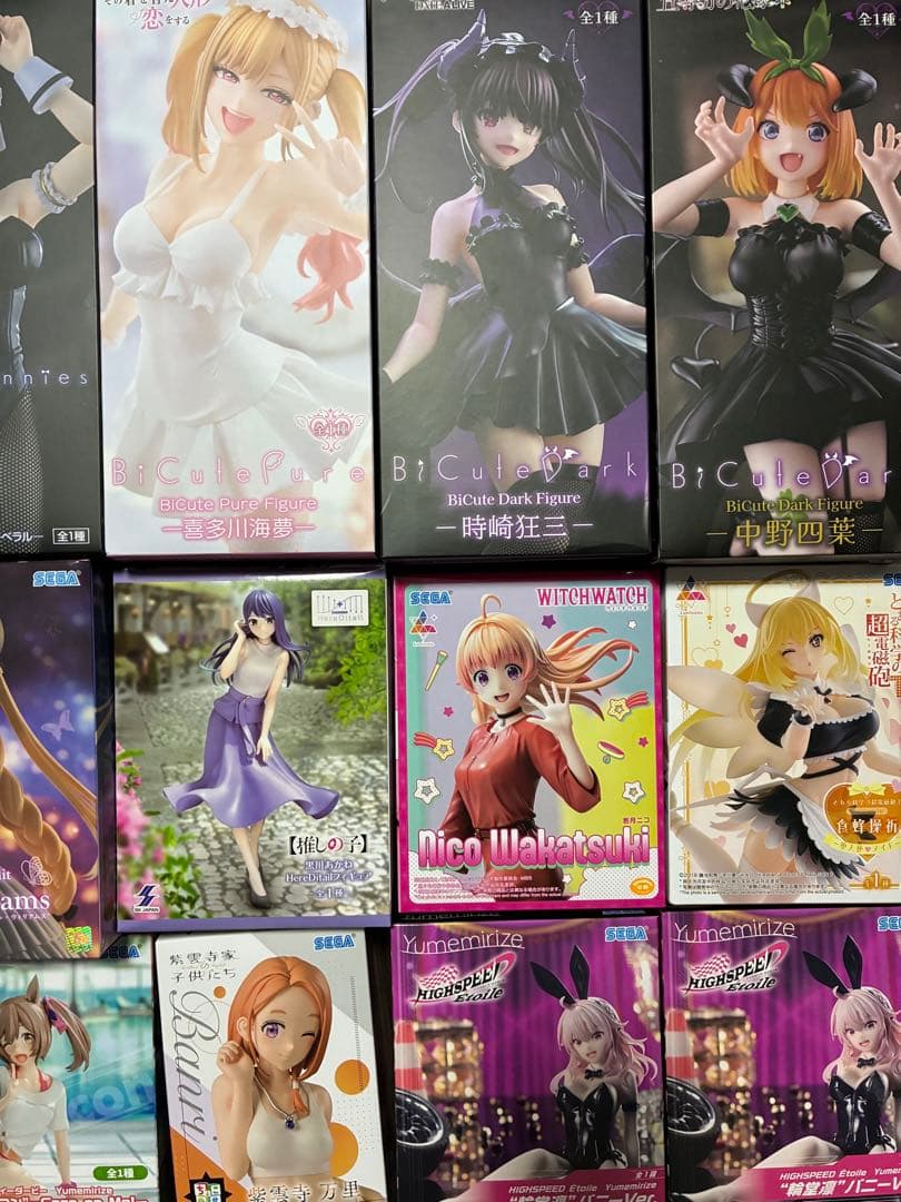 最新プライズ美少女フィギュア 18個まとめ売り