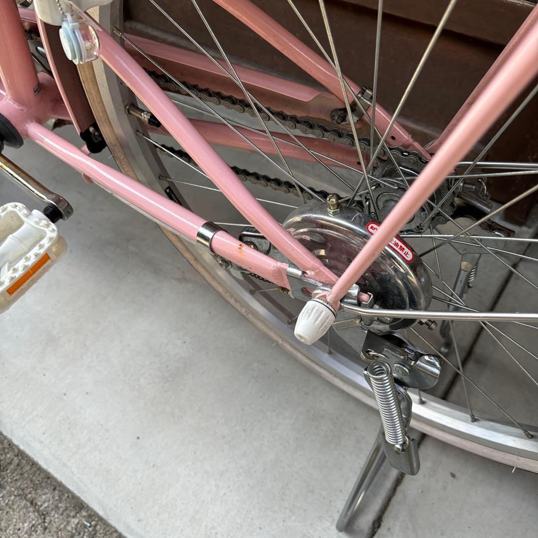 mathyou　ブリヂストン 22型 子供用自転車 リリーベル　ピンク