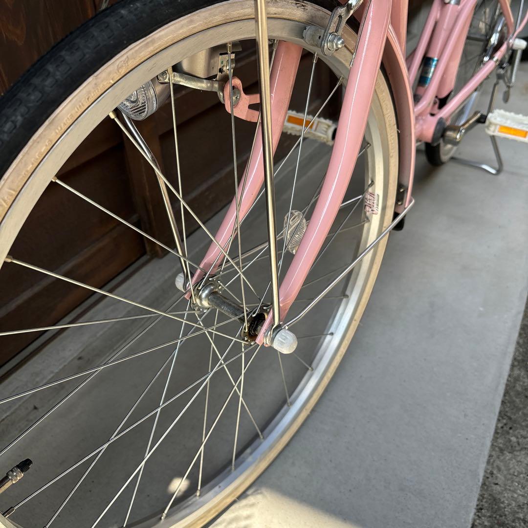 mathyou　ブリヂストン 22型 子供用自転車 リリーベル　ピンク
