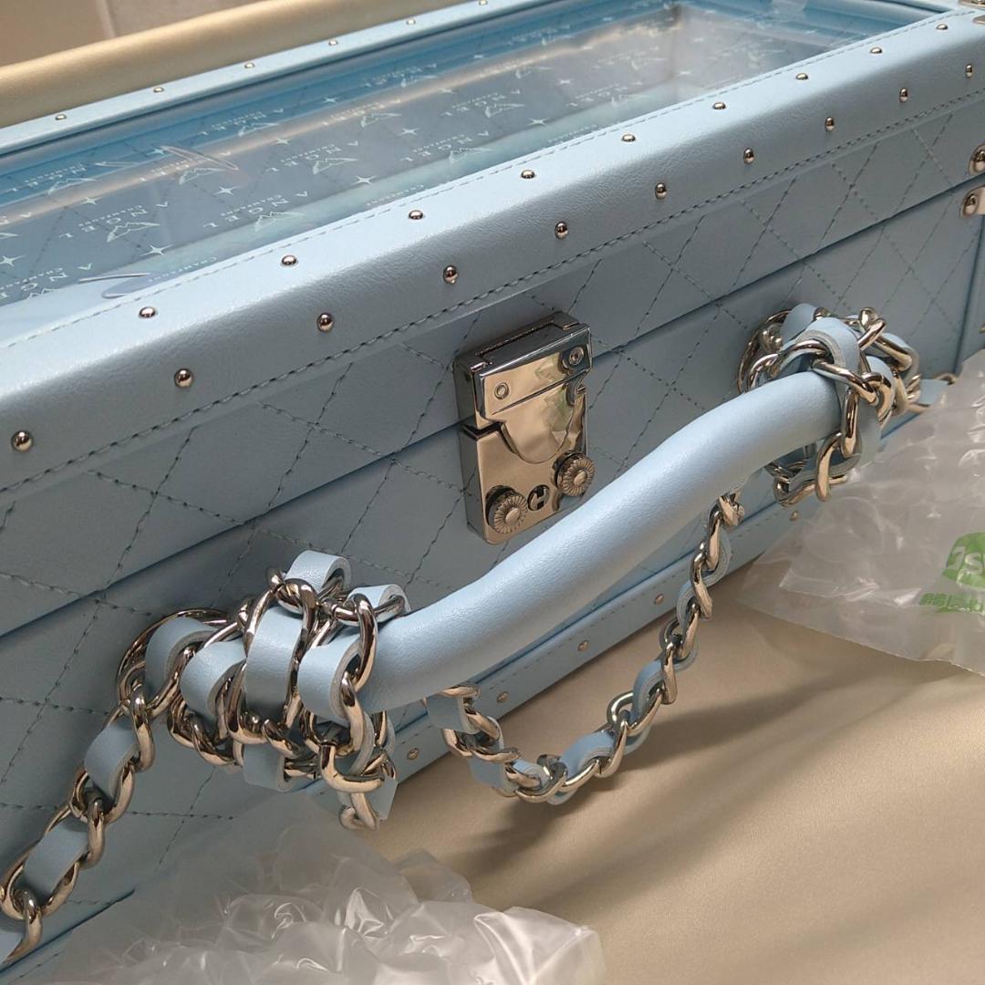 K241　エンジェル　シャンパン　ドゥミセック　ブルー　ロゼ　750ml　箱付き