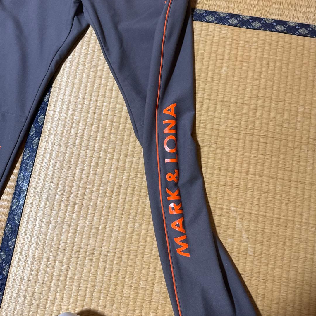 MARK&LONA ゴルフパンツ チャコールグレー