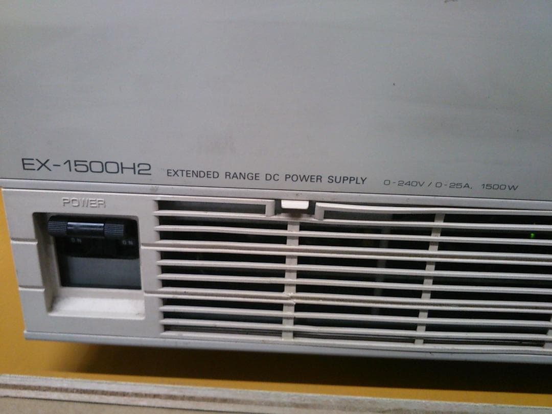 動作確認済　直流安定化電源 ズーム電源　高砂 EX-1500H2　240V25A