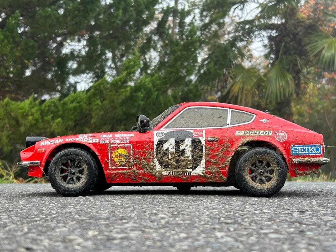 京商　1/10 ダットサン　240z ラリー　フェーザーmk-2 RTR