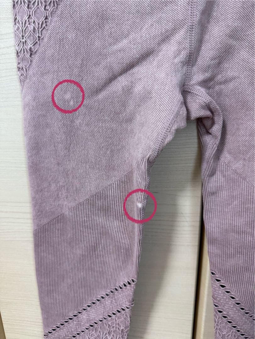 【SUKALA】アクティブフィットレギンス　Sサイズ 　モカピンク