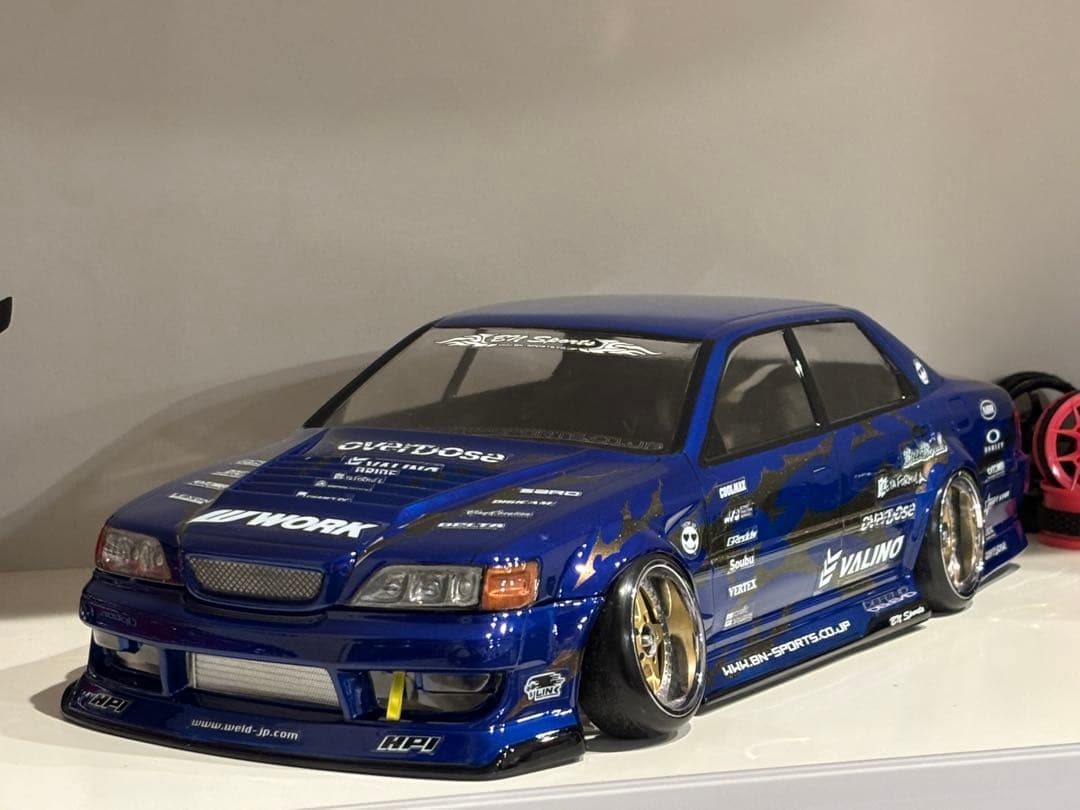 ラジコンボディ パンドラRC BNスポーツ トヨタ クレスタ 塗装済未走行