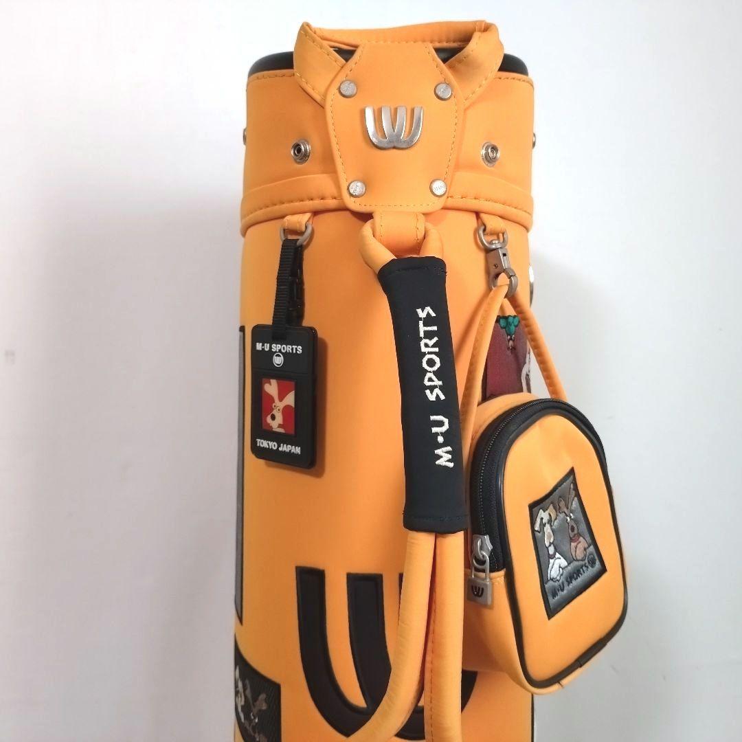 美品　M·U SPORTS　キャディバッグ　MUスポーツ　ゴルフバッグ