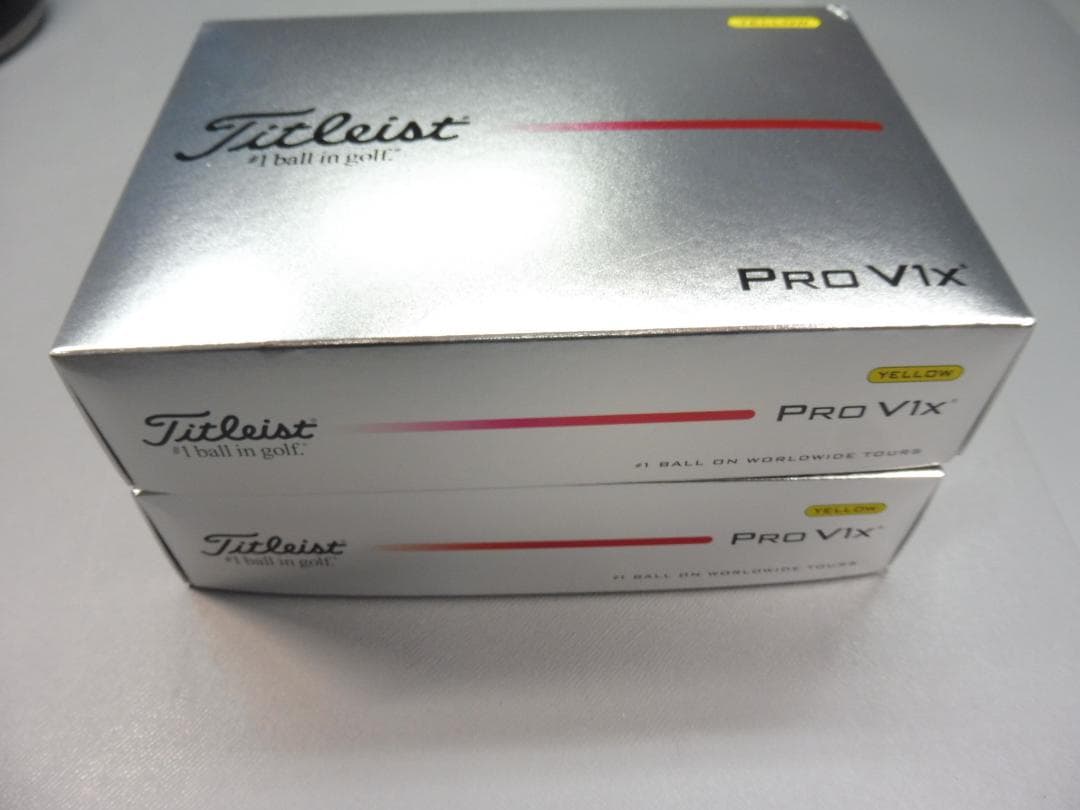 タイトリスト　PRO　V1X　2024 イエロー　2ダース　未使用品
