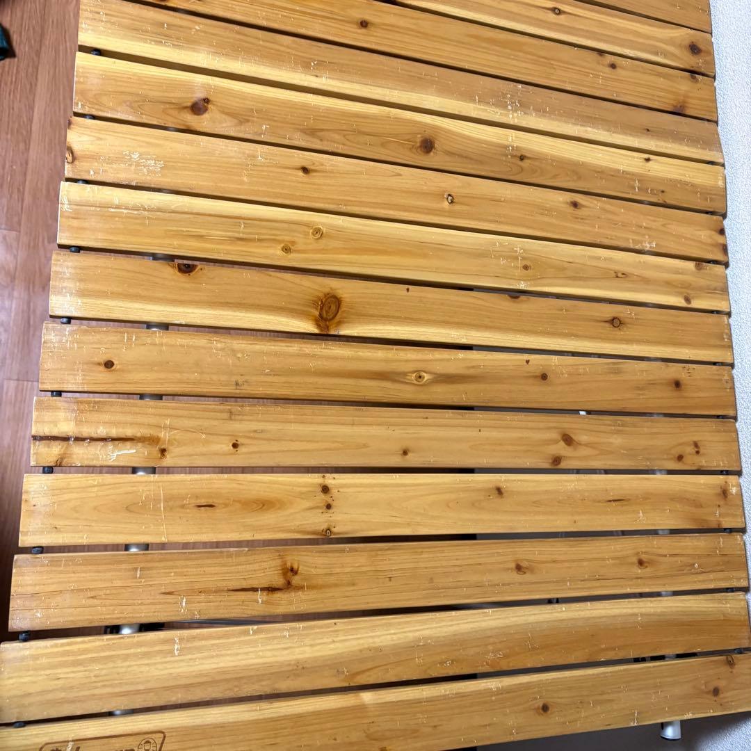 コールマン Coleman ナチュラルウッドロールテーブル　120