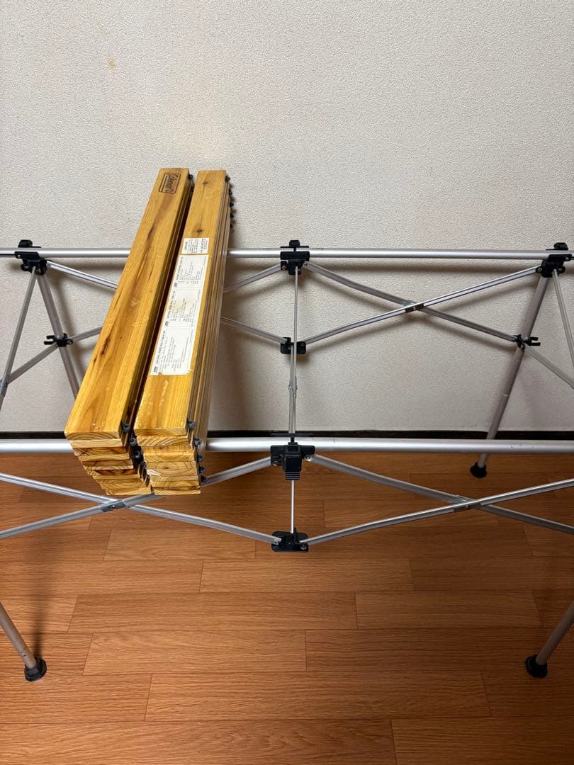 コールマン Coleman ナチュラルウッドロールテーブル　120