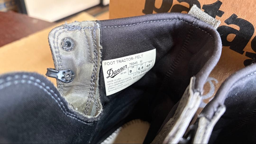 パタゴニア×ダナー　フット.トラクター ウェーディングブーツ US９