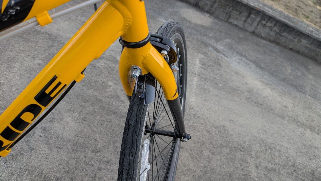 Dride 子供用自転車 22インチ 黄色　　引き取り限定
