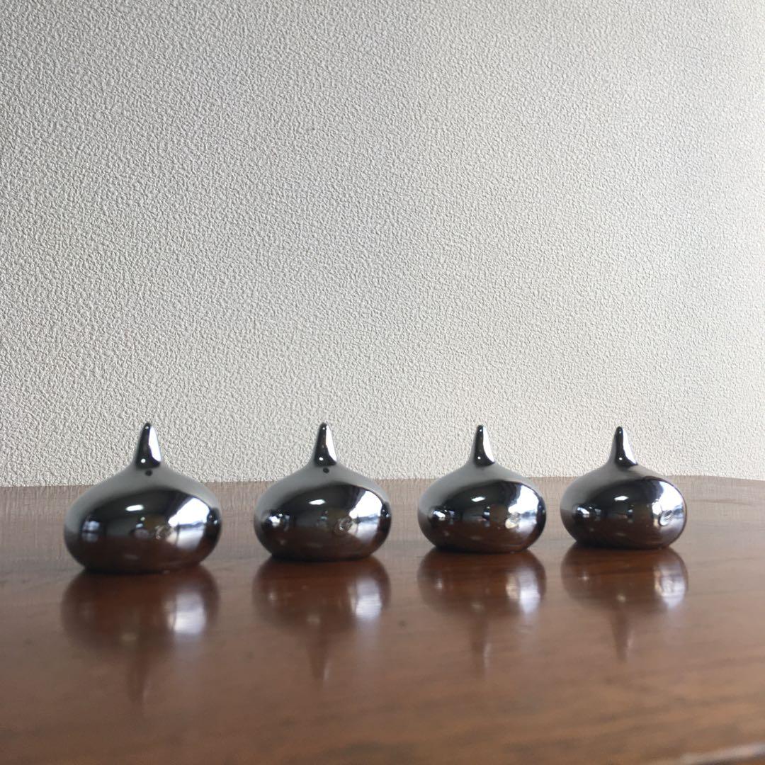 希少！　当時物　メタルスライム　文鎮4体セット　エニックス製　ペーパーウェイト