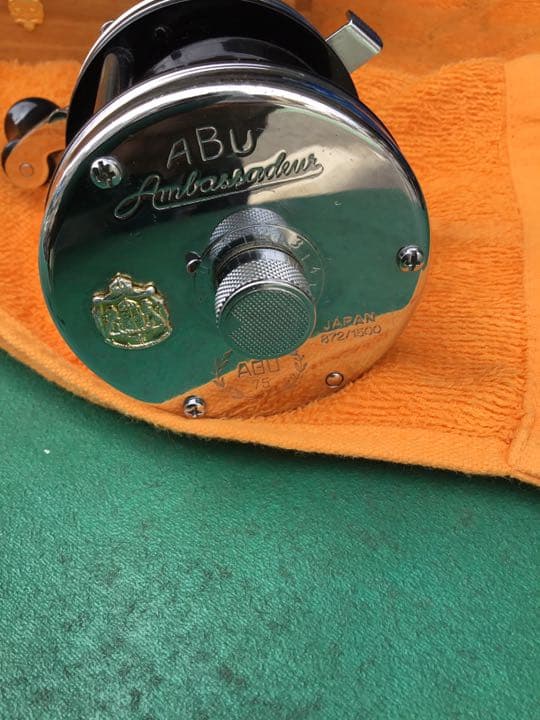 アブガルシア　75周年JAPANモデル　木箱　替えスプール付き