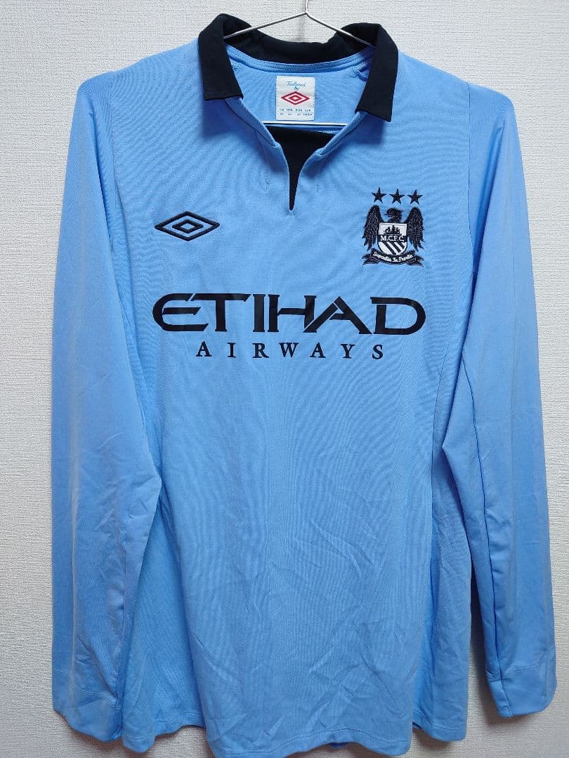 UMBRO　2012〜13 マンチェスターシティ　アグエロ　長袖　日本L相当