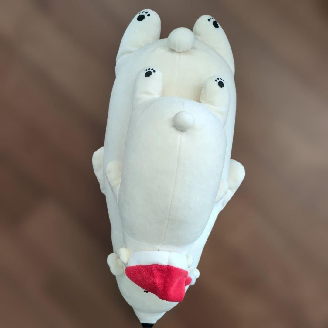 親子 しろくまぬいぐるみ 抱き枕 りぶはあと プレミアムねむねむアニマルズ