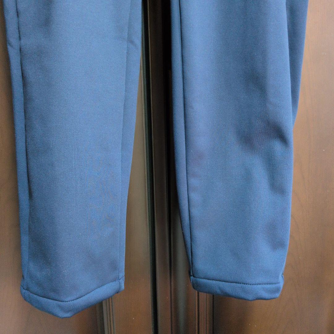 テーラーメイド:メンズ:胴囲88cm:ロゴライン 裏起毛ロングパンツ :ネイビー