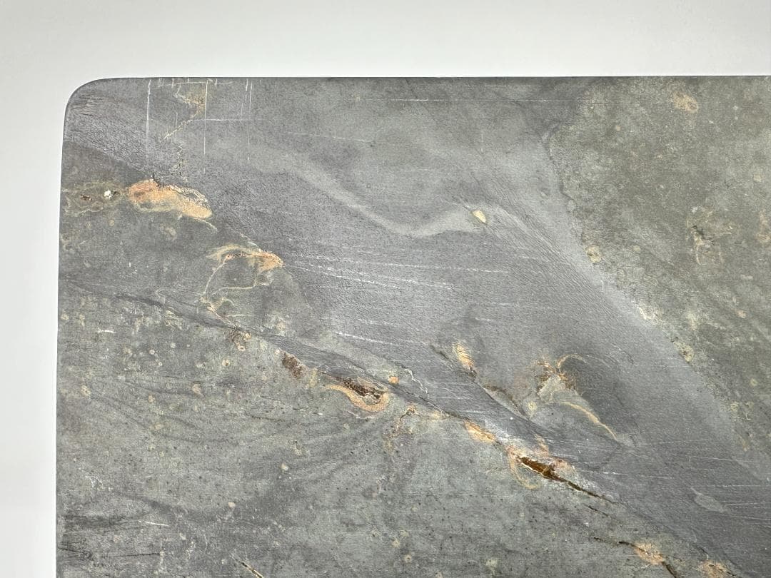 中国美術　書道具　文房具　古硯　歙州硯　金星　板硯　共箱　時代物　書道先生旧蔵