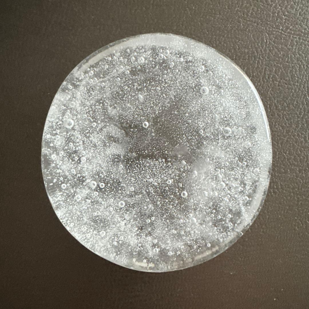 長野史子 ガラス プレート 台座 ペーパーウェイト