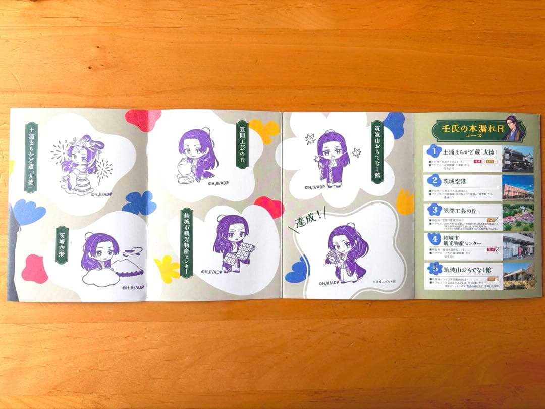 薬屋のひとりごと　茨城　スタンプラリー　グッズ