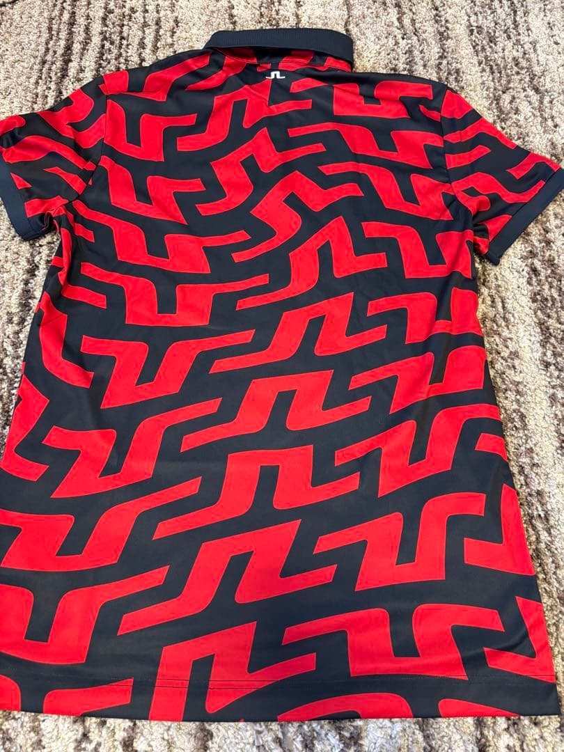 【未使用】　J.LINDEBERG　ゴルフ　半袖ポロシャツ　メンズM