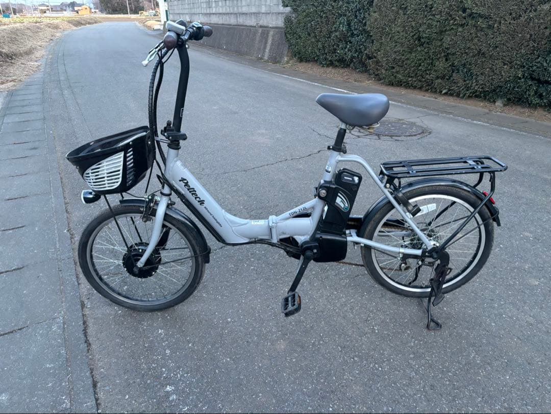 折りたたみ電動アシスト自転車　 PELTECH ペルテック 送料込み