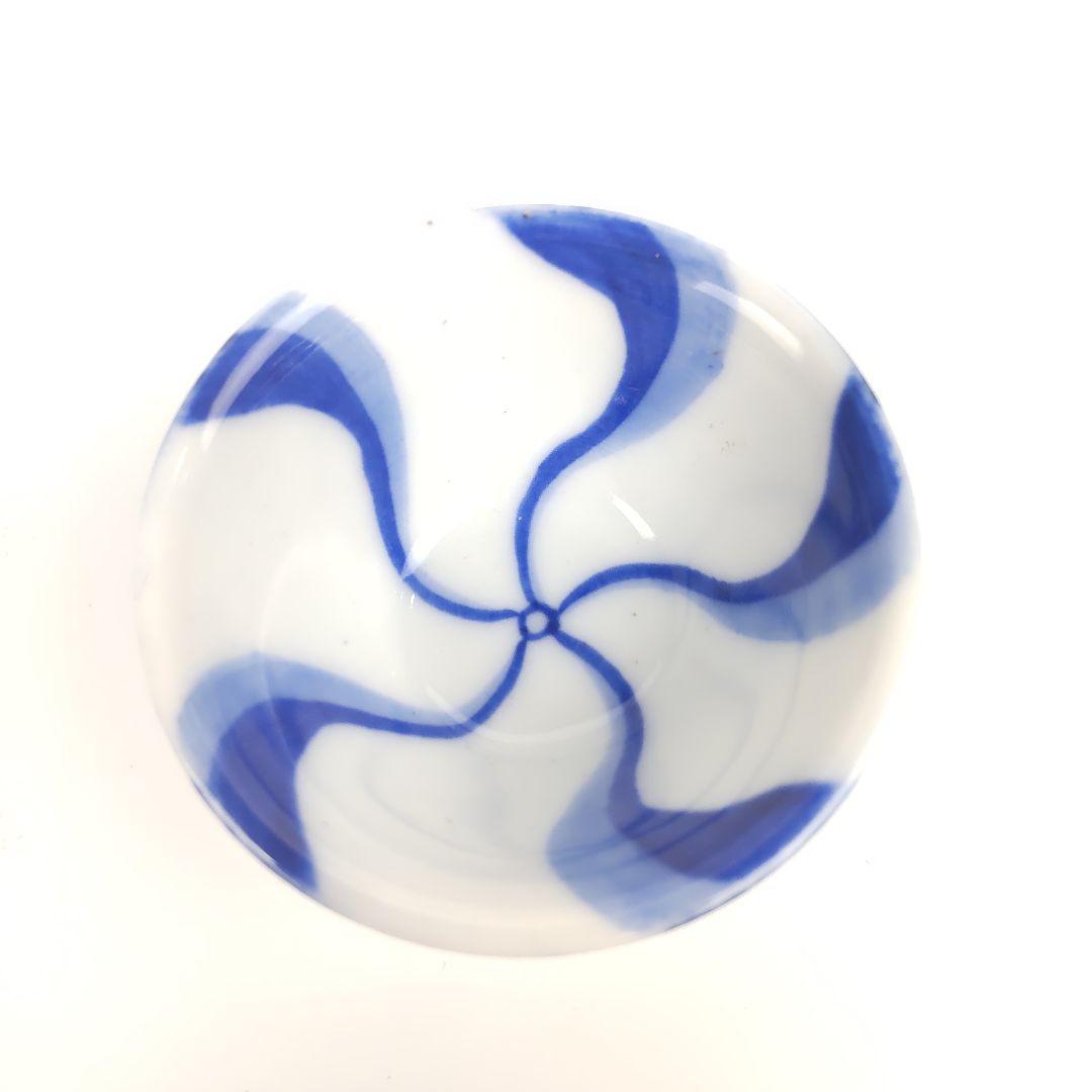 2個組　捻り文盃　道八作