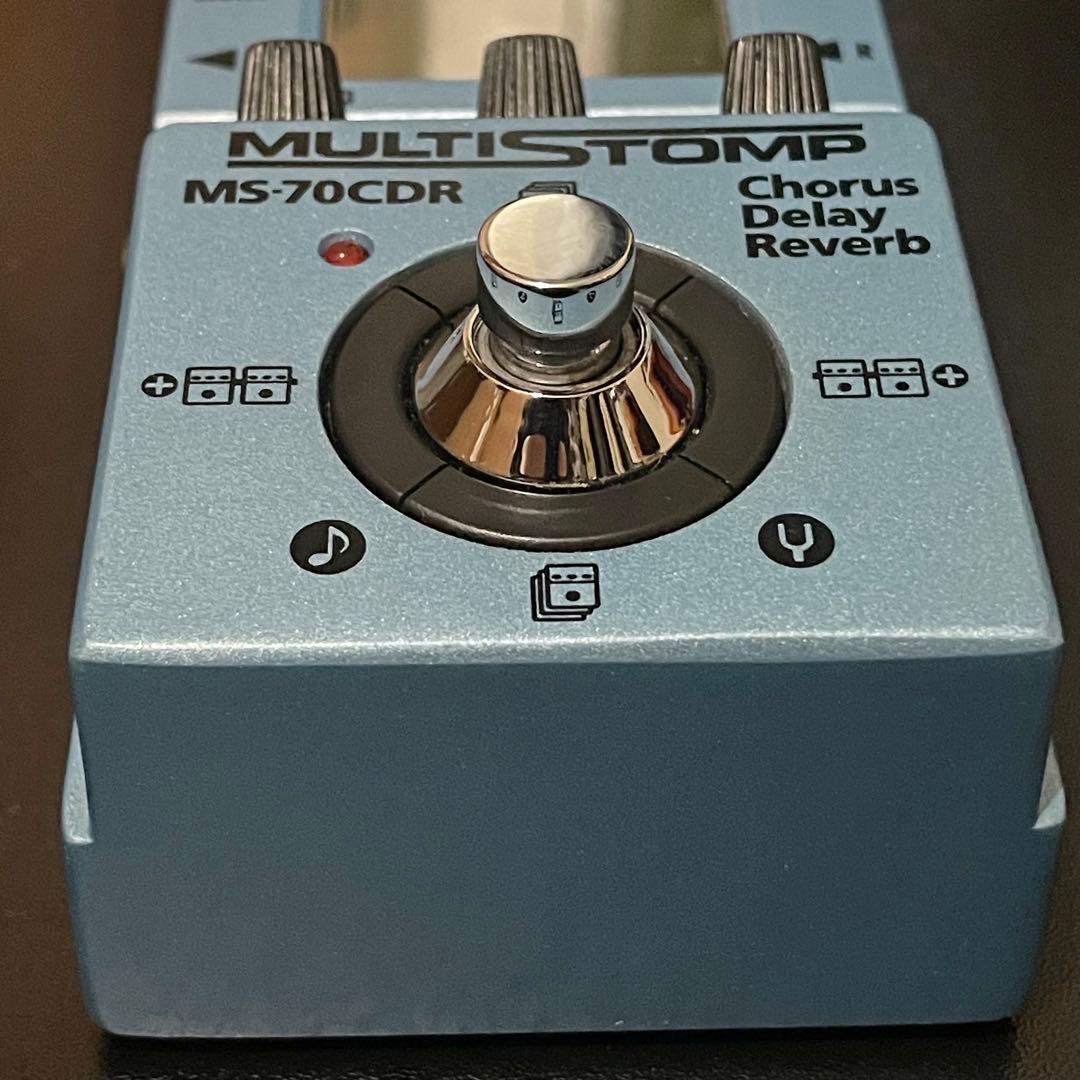 ZOOM MS-70CDR 中古　作動品　マルチストンプ　空間系　ステレオ入出力