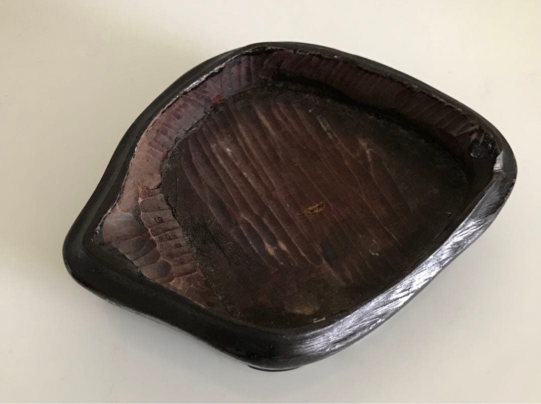 鑑賞石　石台つき　ブラッドストーン