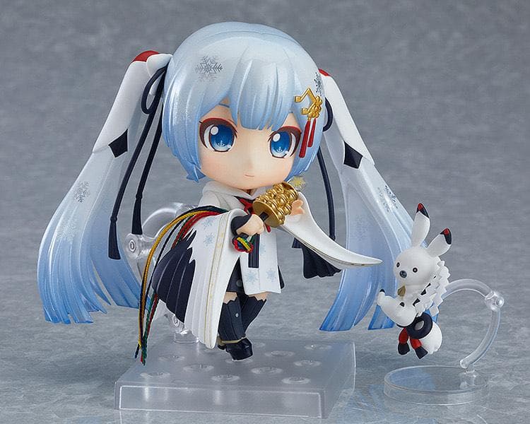 ねんどろいど　雪ミク　タンチョウ巫女Ver.　初音ミク　ボーカロイド　欠品なし
