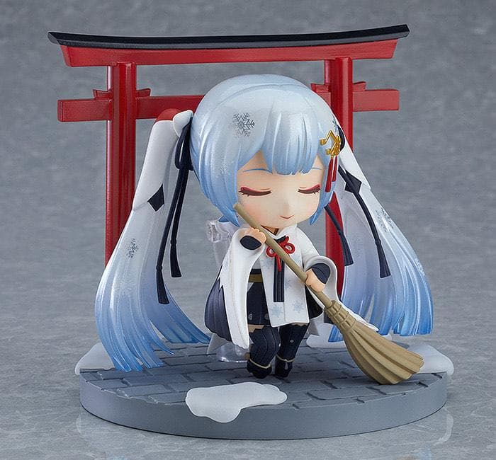 ねんどろいど　雪ミク　タンチョウ巫女Ver.　初音ミク　ボーカロイド　欠品なし