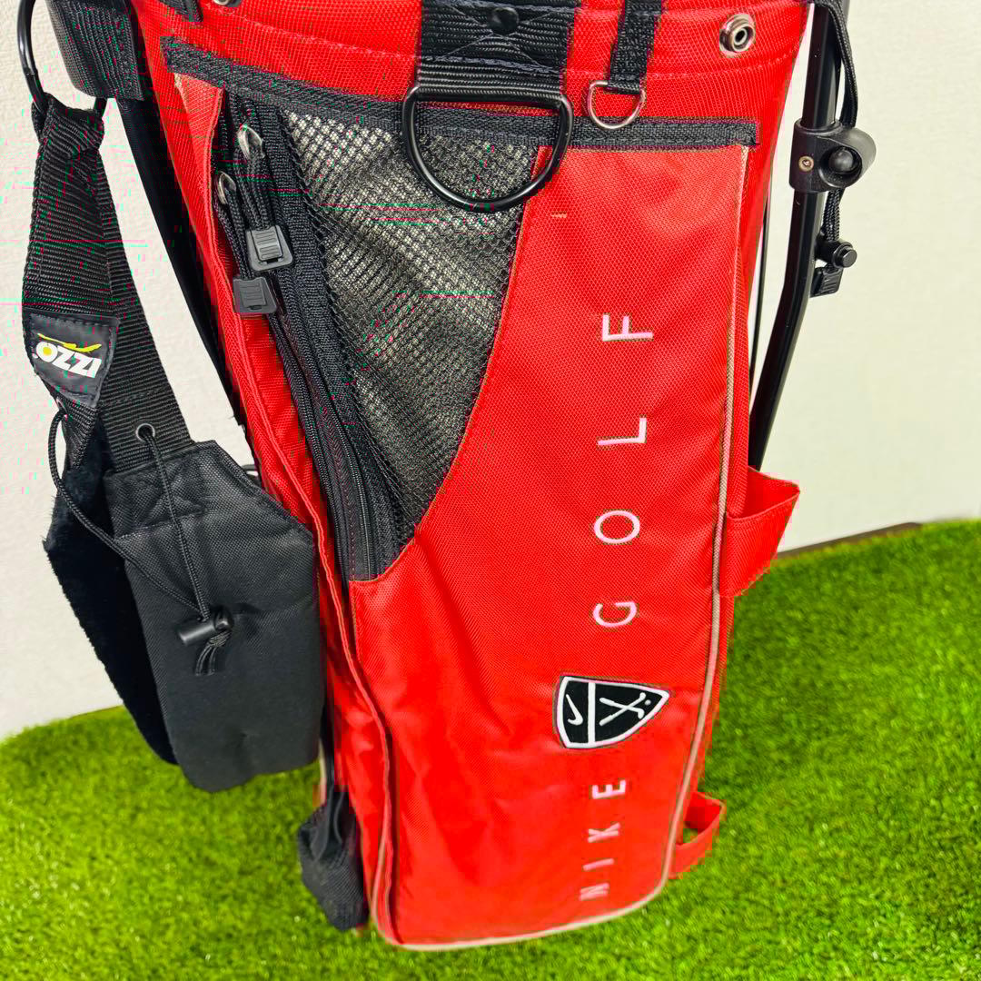 【軽量型】ナイキ NIKE スタンド キャディバッグ 赤
