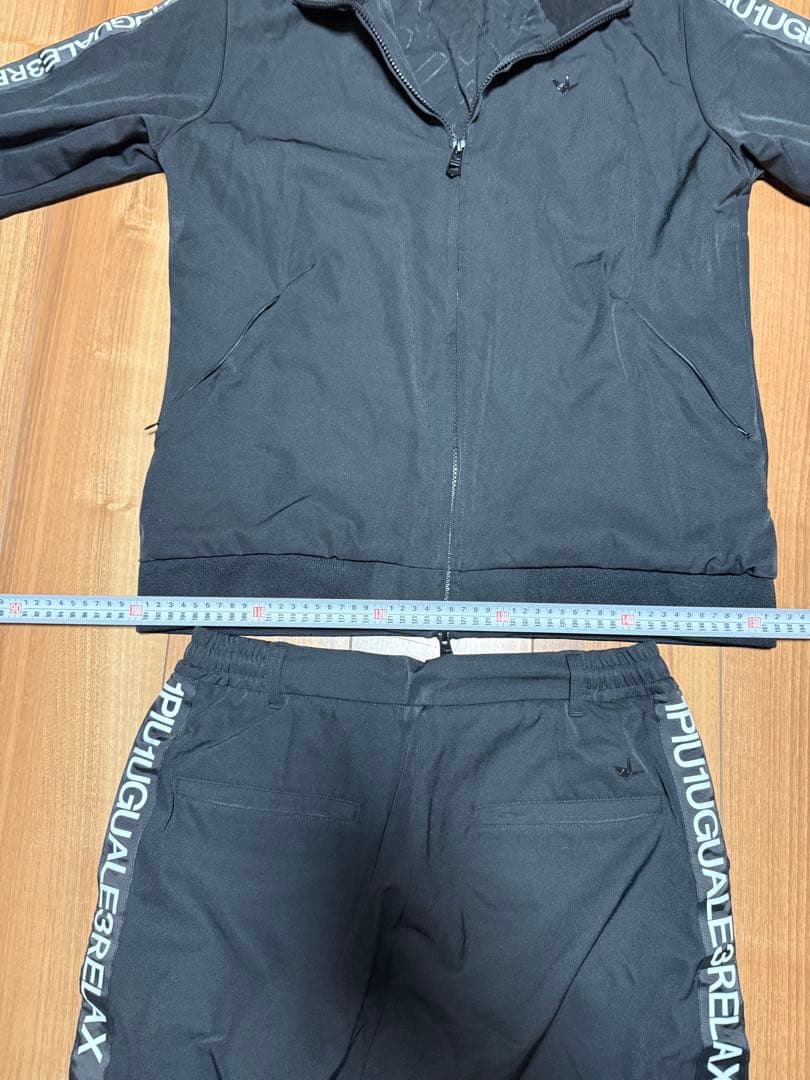 1PITUGUALE3RELAX ブラックジャージ上下セット