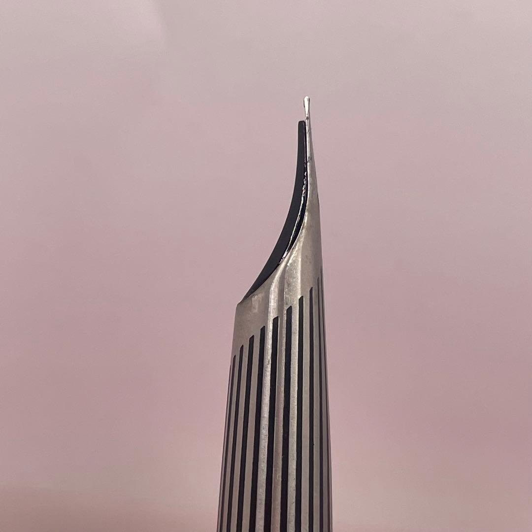 ★PE576□PILOT μ パイロット ミュー ストライプ 箱付き 万年筆