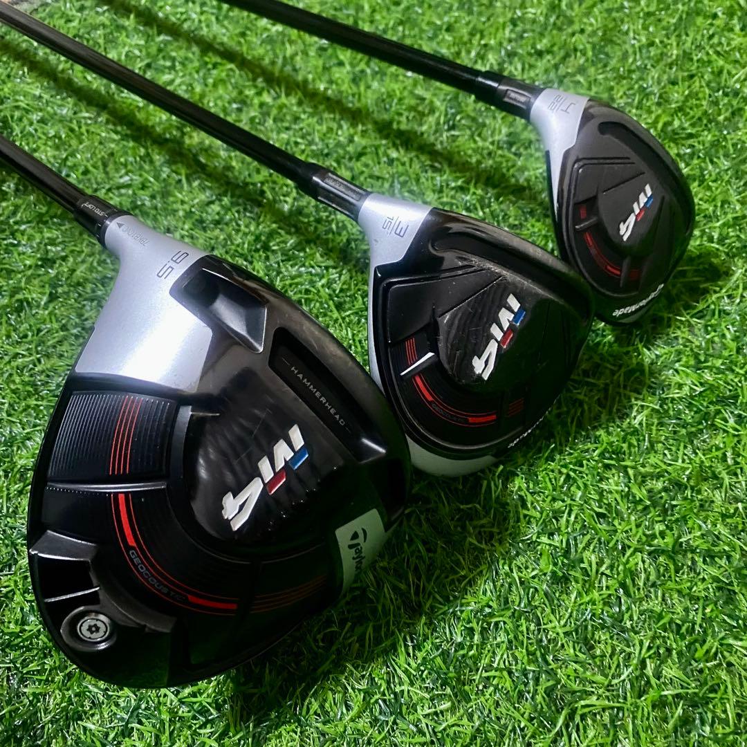 テーラーメイド M4 ゴルフセット 11本 左 レフティ S クラブ メンズ
