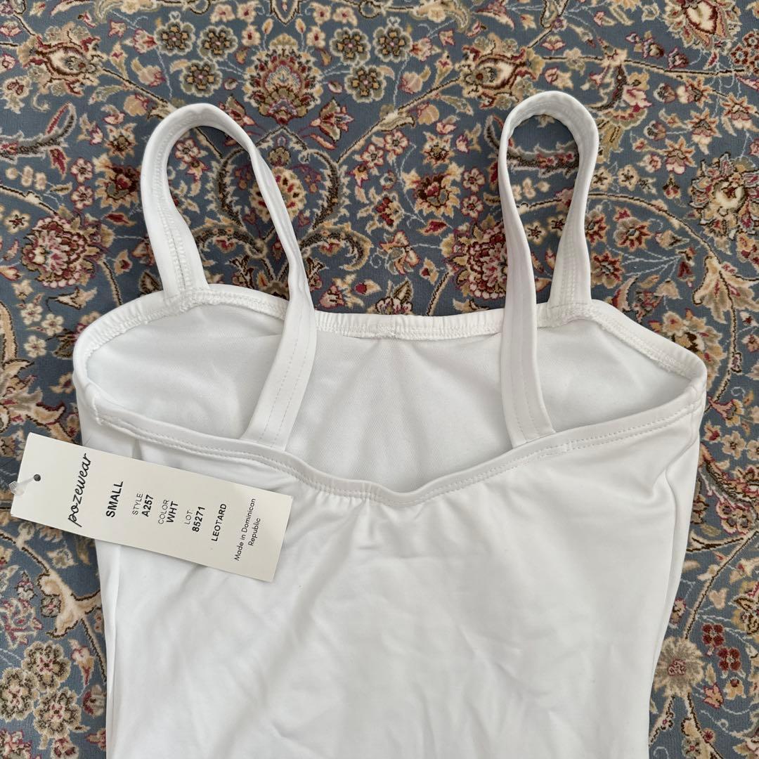 pozewear ホワイト レオタード S