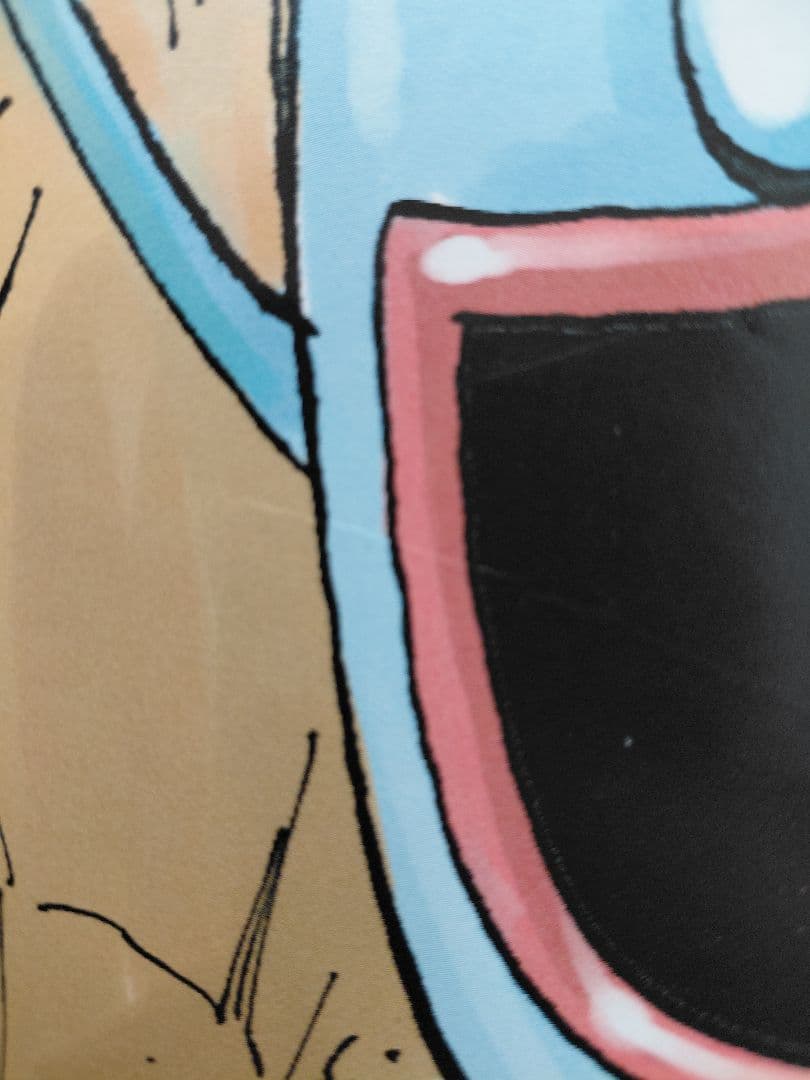 RAVEの限定ポスター(四隅においてあるメジャーと重しは売り物ではありません)